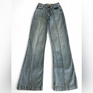 Shyanne Blue Flare Wide Leg Jeans